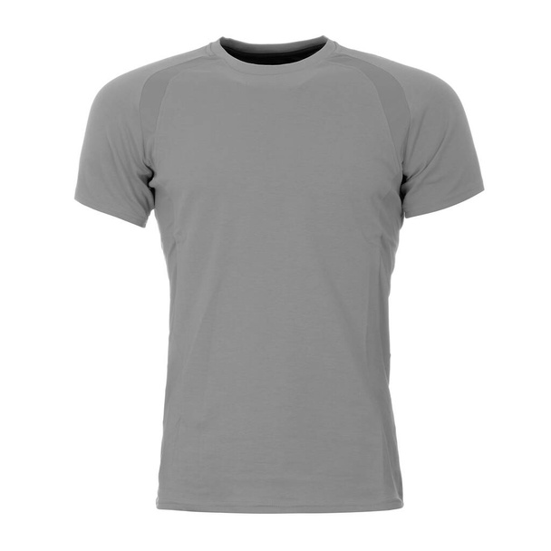 Camisa gris aislada sobre fondo blanco
 - Foto, imagen