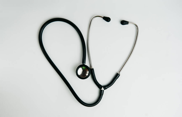 Stethoscope on a white background - Photo, Image