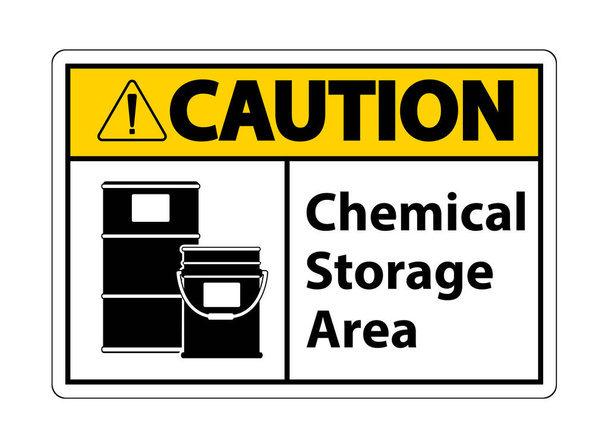 Segno di simbolo di stoccaggio chimico cautela isolato su sfondo trasparente, illustrazione vettoriale
  - Vettoriali, immagini