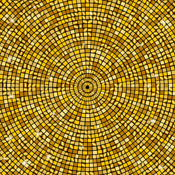 Mosaico redondo - ilustración vectorial  - Vector, Imagen