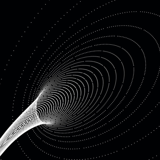 Фундибулярная футуристическая структура - векторная иллюстрация  - Вектор,изображение