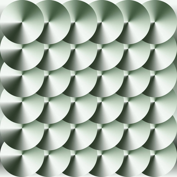 Kreisförmiges Vektor-Muster aus gebürstetem Metall   - Vektor, Bild