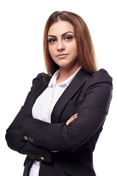 Businesswoman with arms folded - Фото, изображение