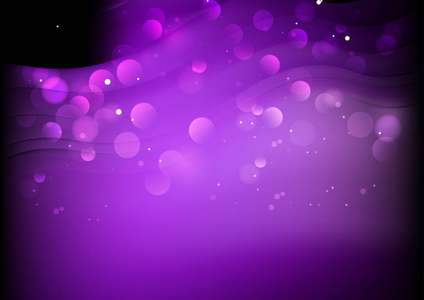 Violet Light Digital Background Vector Illustration Design - Vector, Image