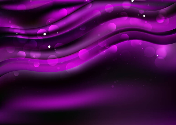 Purple Light Abstract Background Vector Illustration Design - Vector, Image