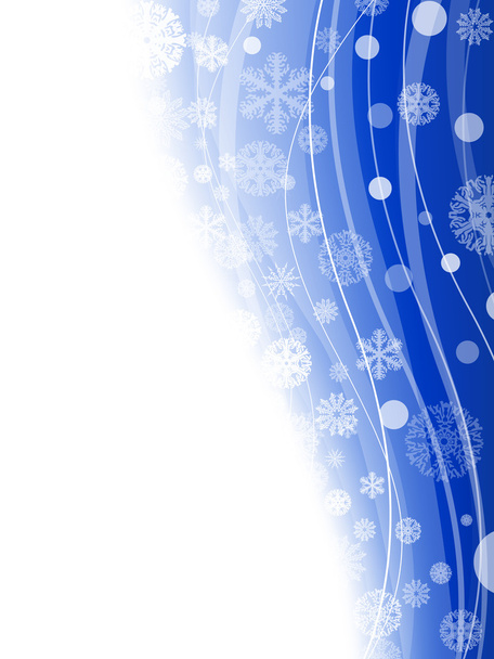 Winter card - Vector, Image