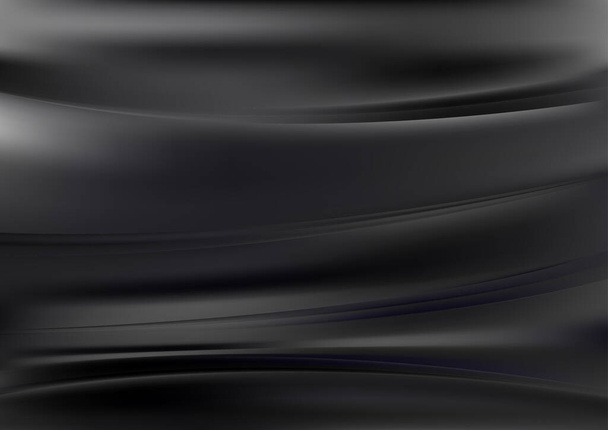Černý satén vícebarevné pozadí vektorové ilustrace Design - Vektor, obrázek