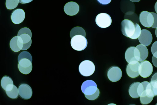 abstract background with bokeh lights and stars - Foto, Bild