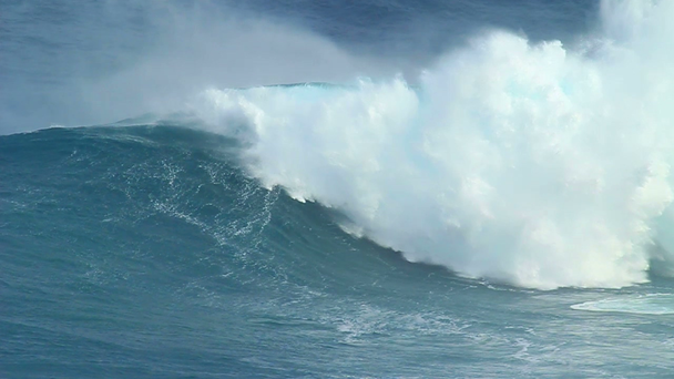 Empty Ocean Wave Slow Moion - Footage, Video