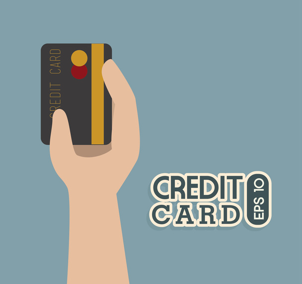 Cartão de crédito - Vetor, Imagem