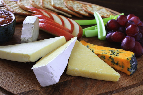 Sélection de fromages à bord
 - Photo, image