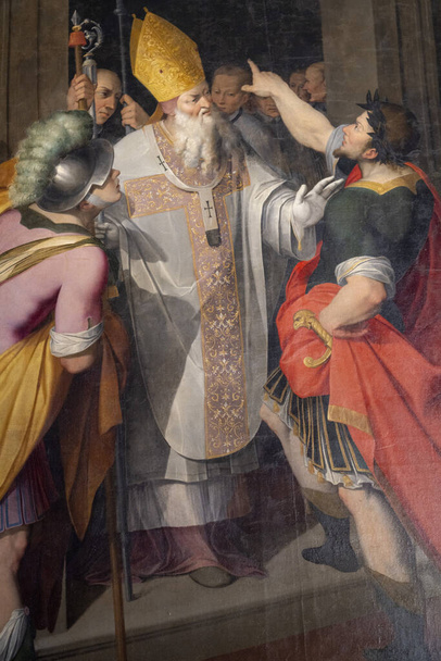 Painting in the Sant Ambrogio church in Milan (Lombardy, Italy) - Photo, Image