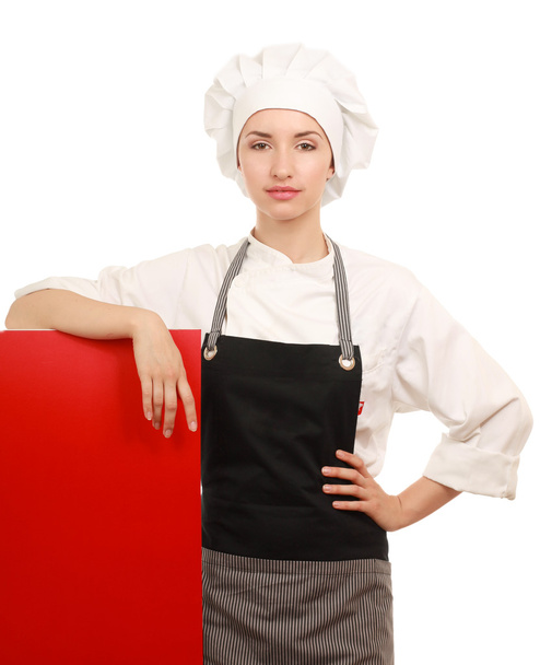 Happy woman cook or baker - Foto, Imagem