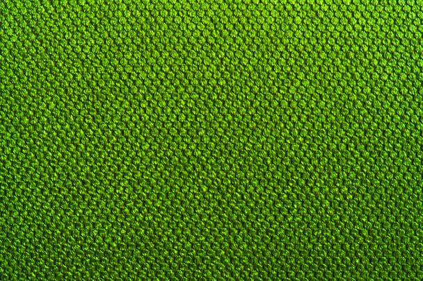  Green synthetic fabric, texture, background - Foto, Bild