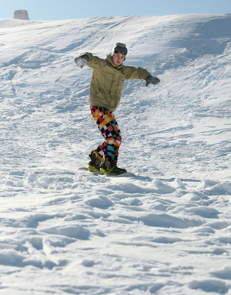 Extremes Snowboarden. - Foto, Bild