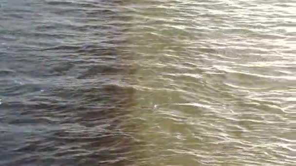 sombra de baixa em uma água de fluxo
 - Filmagem, Vídeo