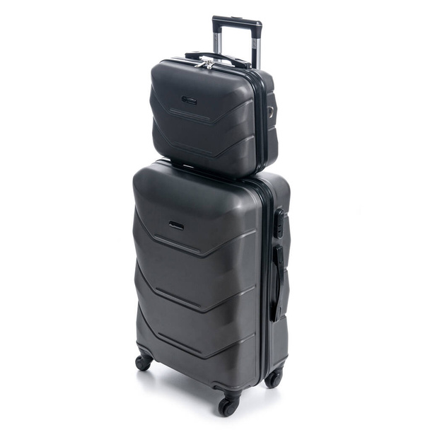 Black travel suitcase - Φωτογραφία, εικόνα