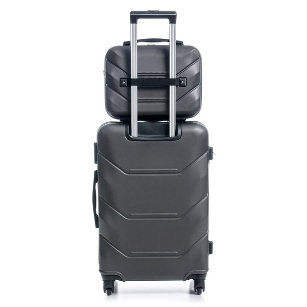 Black travel suitcase - Фото, зображення