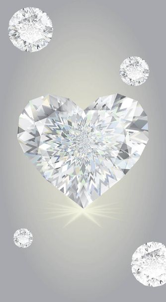 Brillant diamant jeu isolé. Conception vectorielle d'écran pour application mobile
 - Vecteur, image