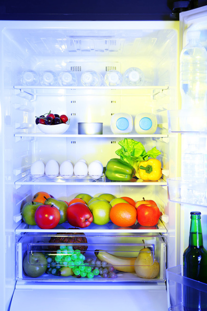 Refrigerator full of food - Photo, Image
