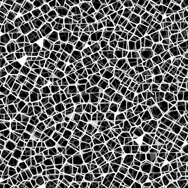 Vector spongy black and white background - Vector, Image