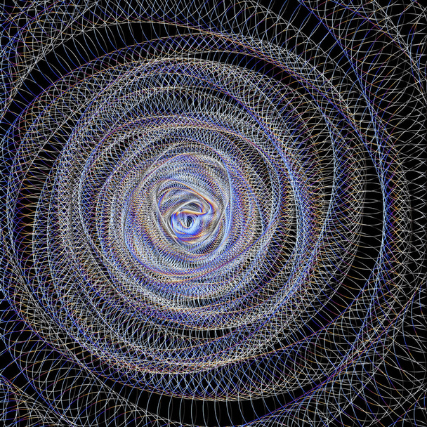 Радиальный инволюционный векторный абстрактный фон
  - Вектор,изображение