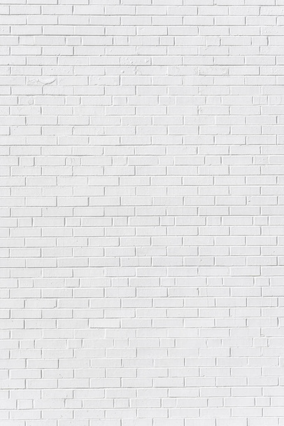 Ladrillo pintado pared blanca, se puede utilizar para la textura o el fondo
 - Foto, Imagen