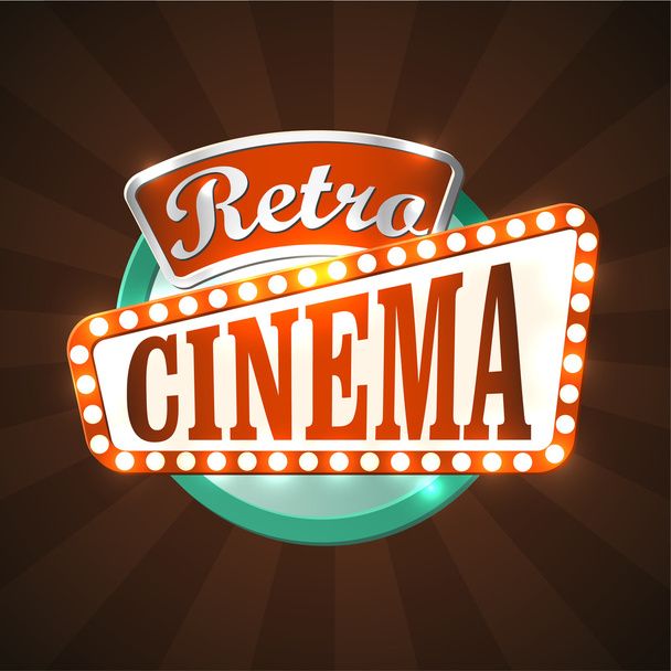 Retro cinema - Διάνυσμα, εικόνα