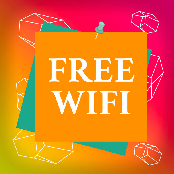 Бесплатный WiFi. Бизнес-концепция, позволяющая подключаться к интернету в общественных местах, не платя за это
. - Фото, изображение