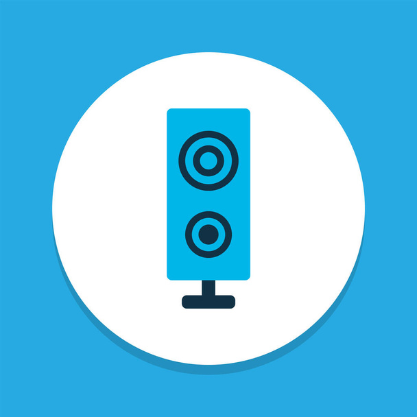 Loudspeaker icon colored symbol. Premium quality isolated amplifier element in trendy style. - Photo, Image