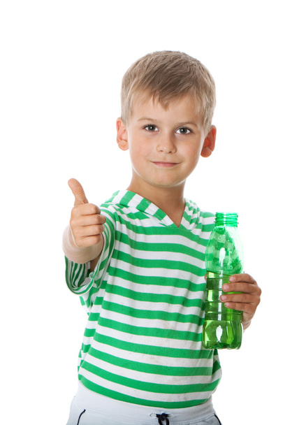 Boy drinking water - Fotó, kép