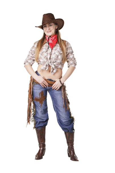 Cowboy lány - Fotó, kép