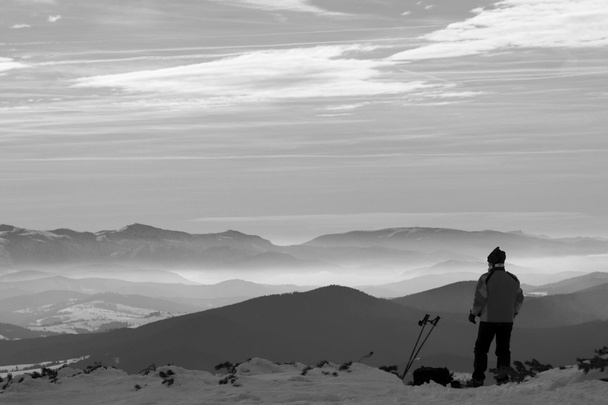 Καρπάθια Όρη στο χειμώνα - Φωτογραφία, εικόνα