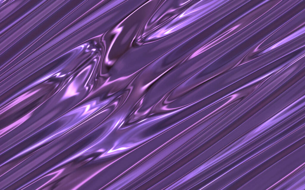 purple abstract shiny metal satin - Photo, Image