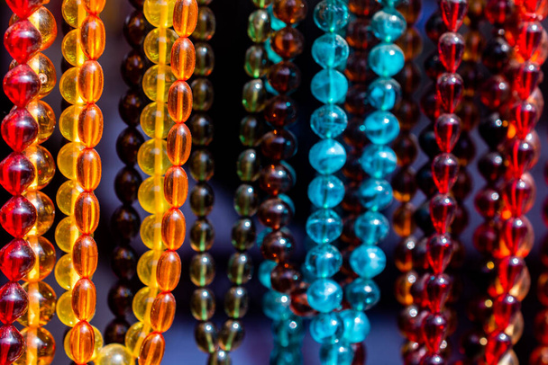 Set of Rosary praying beads for practicing mindfulness meditation praying beads - Photo, Image