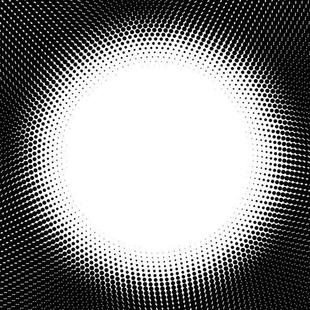 Marco redondo en blanco y negro
 - Vector, Imagen