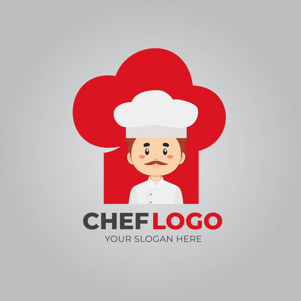 Chef Logo Template Design Free Vector - Vector, Image
