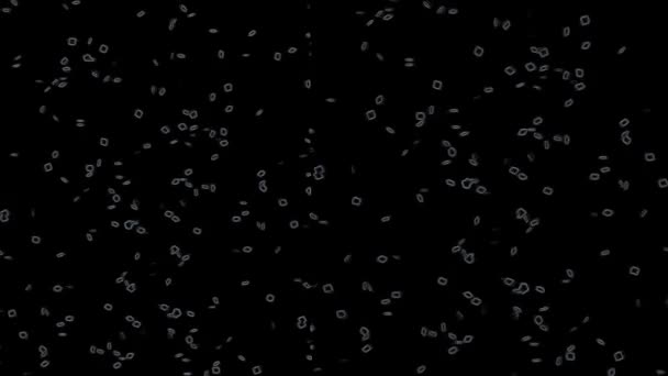 White particles on a black background stock video is a great video clip. This 1920x1080 (HD) video clip can be used as background in any project. This footage will look great in your next edit, project, or movie. - Footage, Video