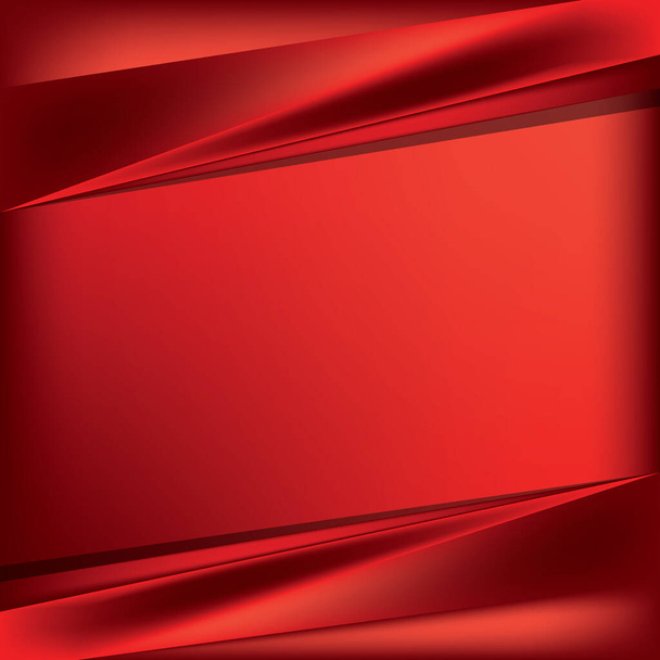 red geometric shape background vector illustration - Vector, Image