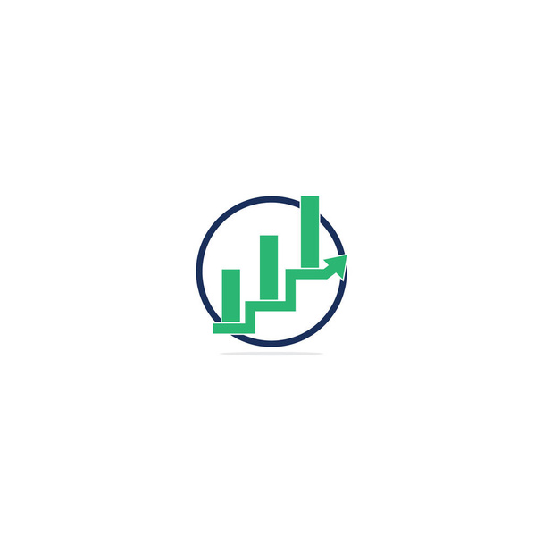 Business Finance Modèle de logo vectoriel icône design. Modèle de conception de logo financier et comptable d'entreprise - Vecteur, image