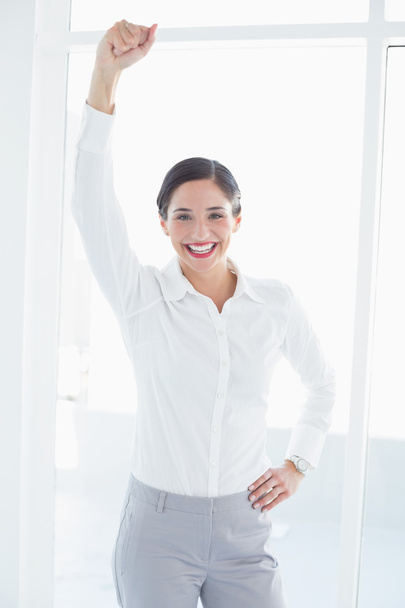 Portrait of a happy young business woman - Foto, afbeelding