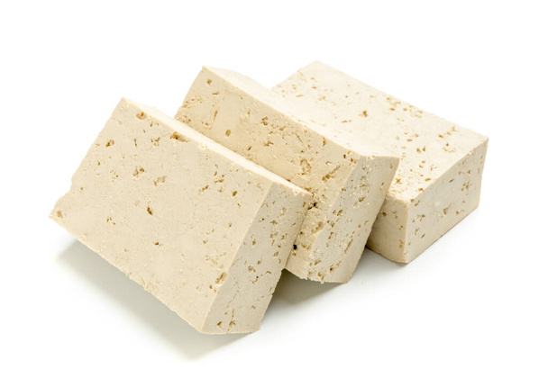 Смачний сир тофу на білому тлі
 - Фото, зображення