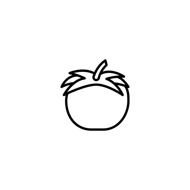 tomate vegable icono vector ilustración
 - Vector, Imagen
