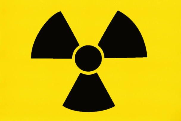 Sign of radiation: a symbol of nuclear danger. - Photo, Image