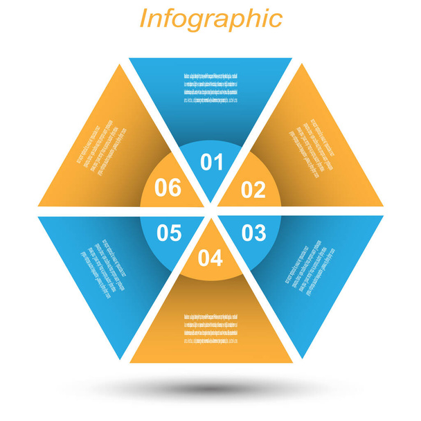 Info-graphic design template. Idea to display ranking and statistics. - Vector, Image