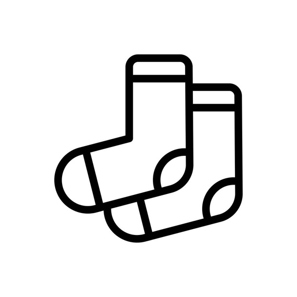 footwear vector thin line icon - Διάνυσμα, εικόνα