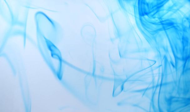 Cibo Blu Colorazione goccia in acqua Texture astratta
 - Foto, immagini