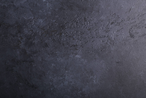 Black dark stone background texture background Copy space Flat lay - Фото, зображення