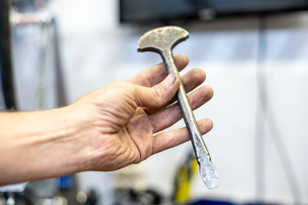 iron chisel. repair tools - Foto, Imagen