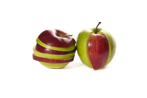 Picture of mixed apples - Foto, Imagen